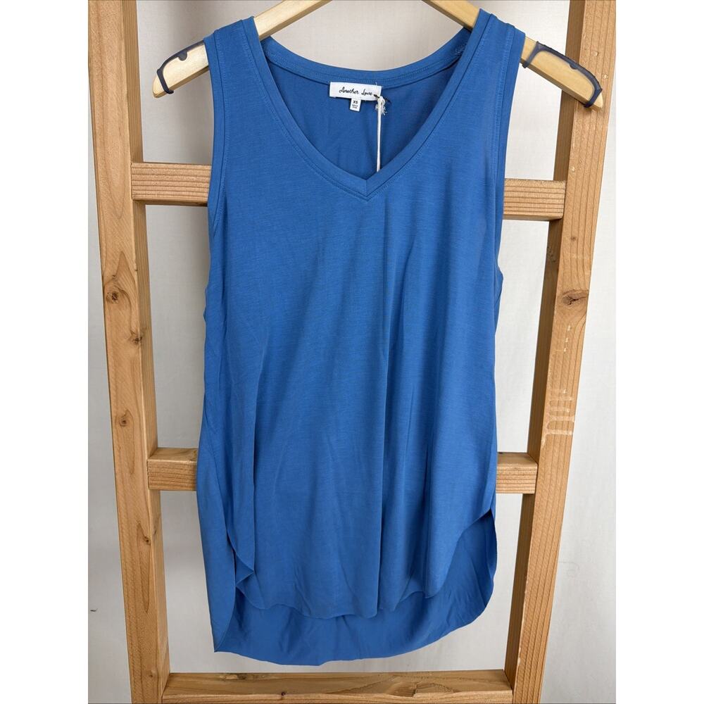 NWT Another Love Dear John Ellis Smooth Blue Tank Top #1112 Size SMALL